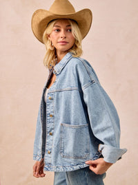 Dallas Darlin' Jean Jacket | Light Wash
