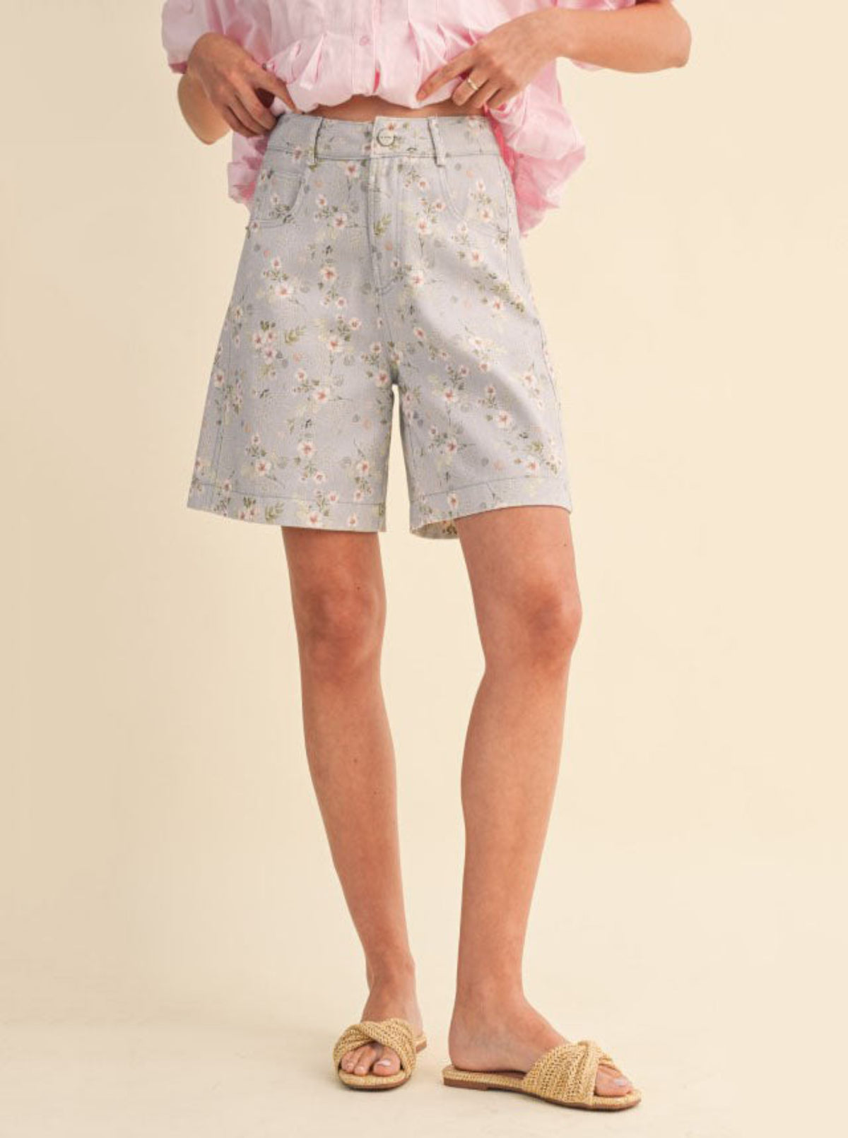 Floral Bermuda Shorts