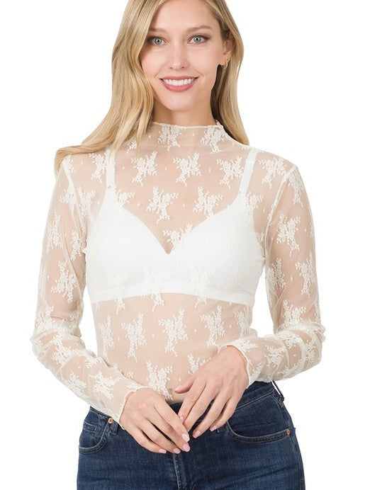 Lace Layering Top | 4 Color Options