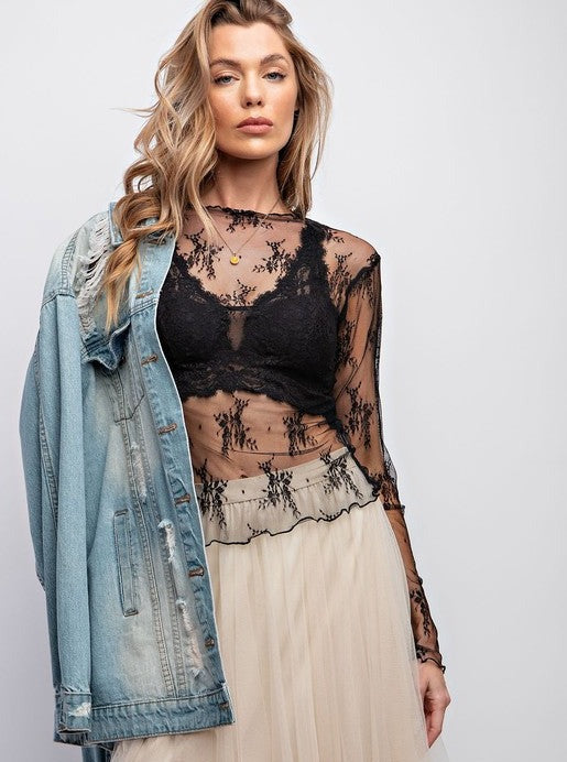 Lace Layering Top | 4 Color Options