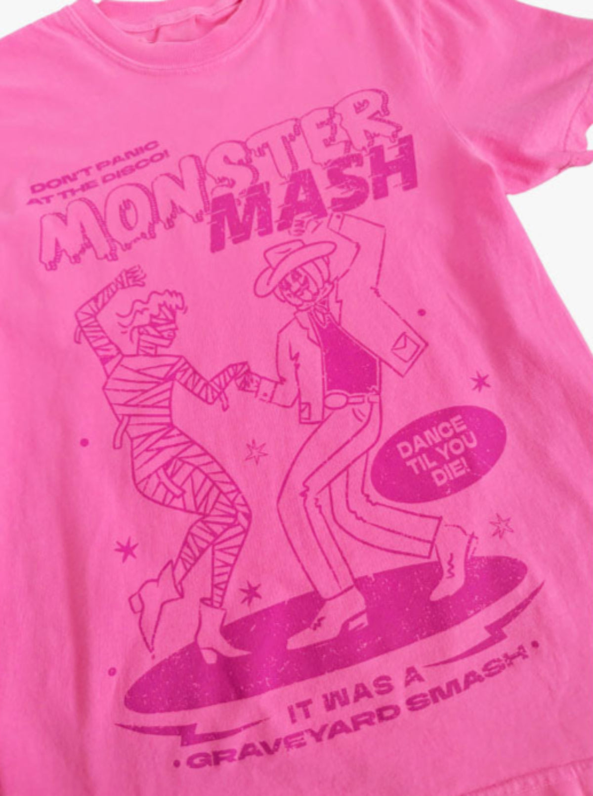 Monster Mash Graphic Tee | Pink
