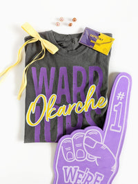 Okarche Warriors Graphic Tee | Charcoal