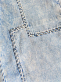 Tie Waist Jeans | Light Wash