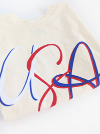 USA Muscle Tee | Ivory