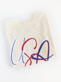 USA Muscle Tee | Ivory