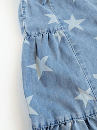 Boho Star Pants | Medium Wash
