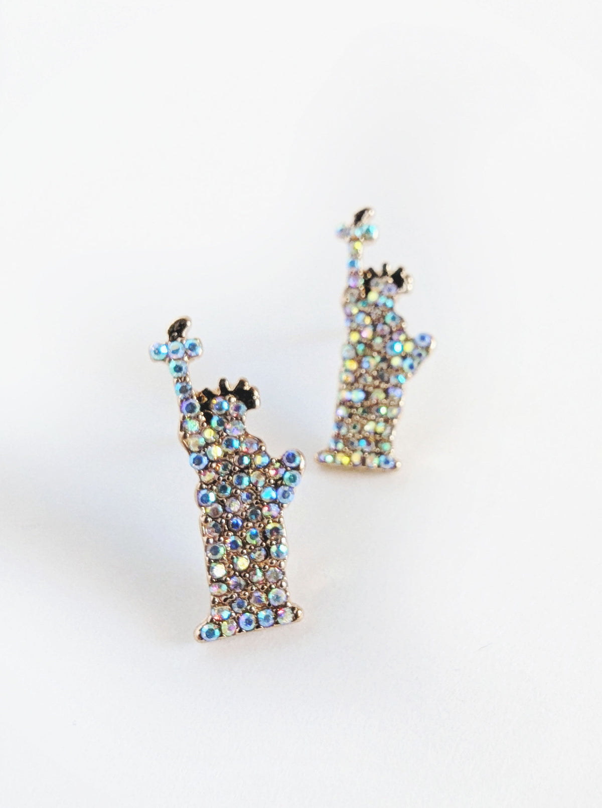 Liberty Stud Earrings | Iridescent