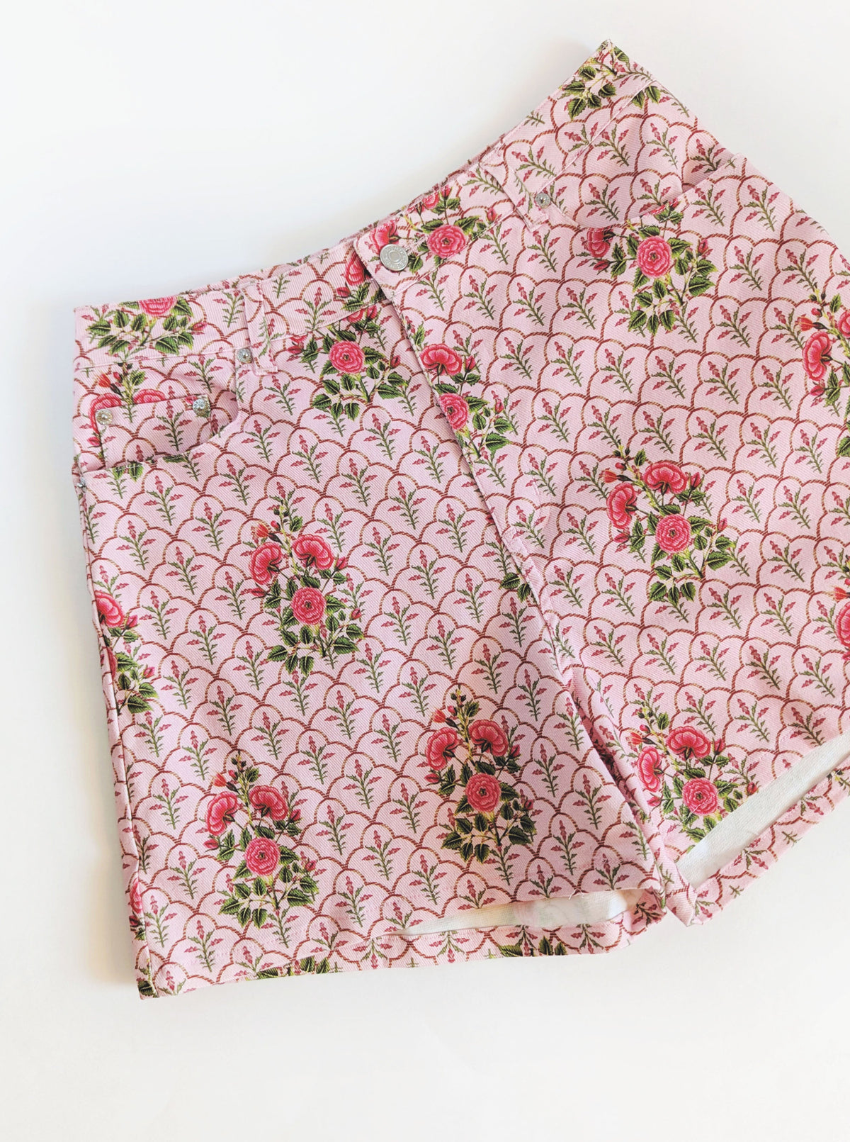 Floral Shorts | Pink