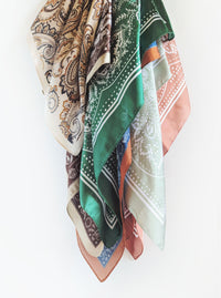 Western Bandana Silk Scarf | 6 Options