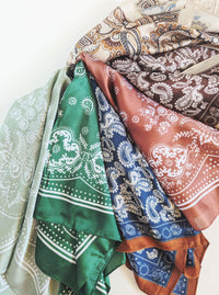 Western Bandana Silk Scarf | 6 Options