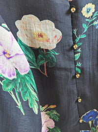 Floral Blouse | Black