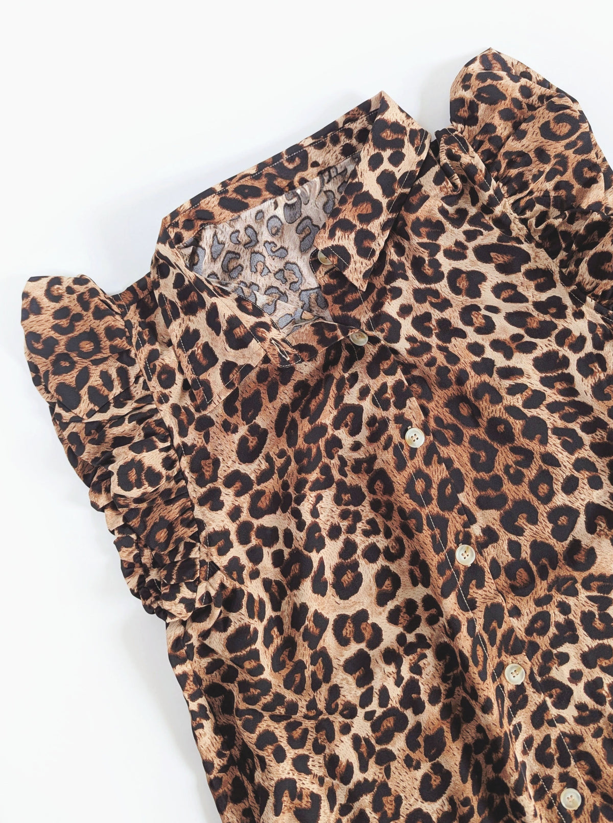 Leopard Button-Down Dress