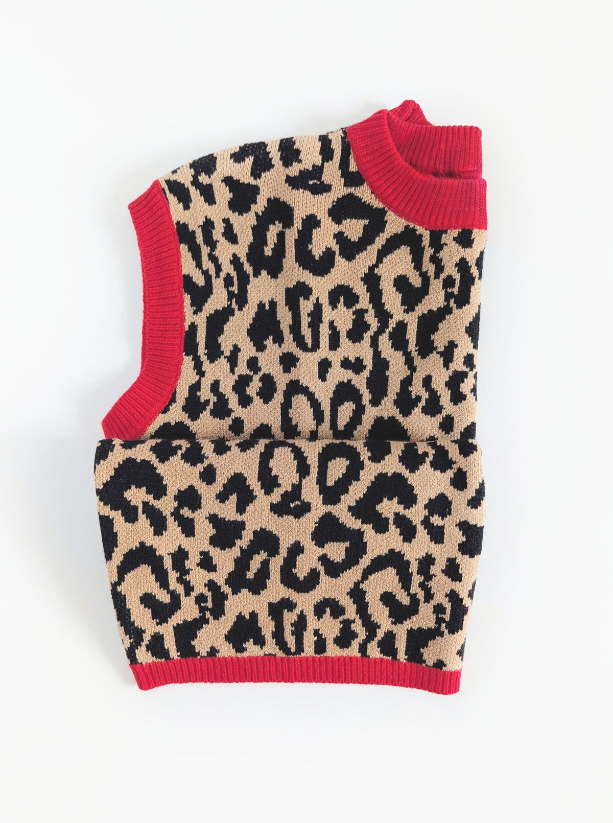 Leopard Sweater Vest