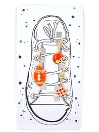 Football Game Day Shoe Charms