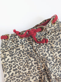 Leopard Barrel Pants