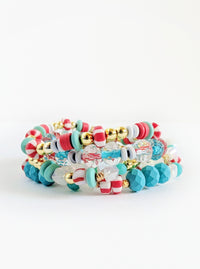 Erimish Bracelet Stack | Peppermint
