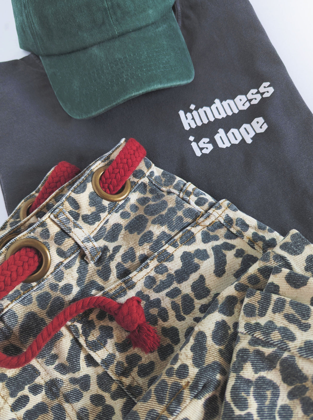 Leopard Barrel Pants