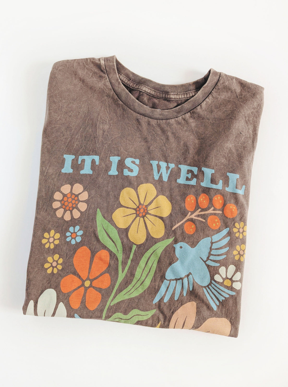 It Is Well with My Soul Graphic Tee | Mineral Mocha