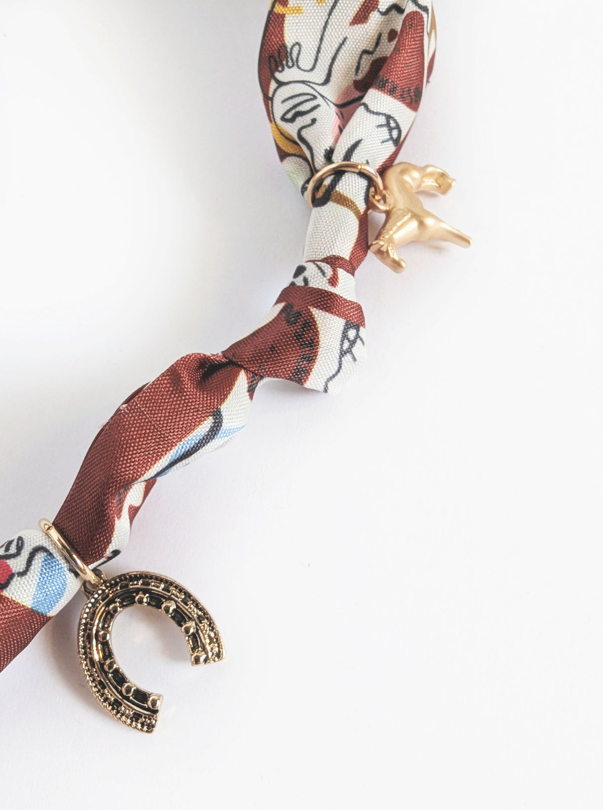 Saddle Up Scarf Necklace