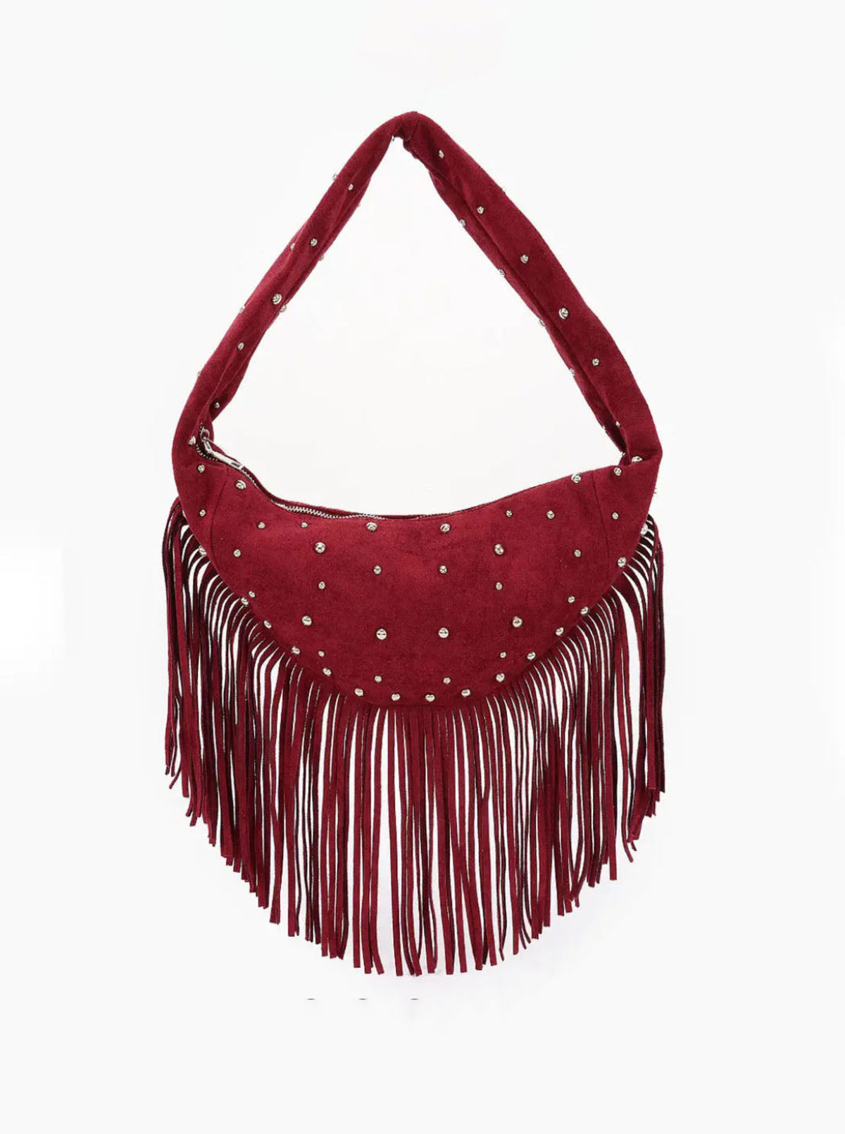 Riveted Fringe Hobo | 2 Color Options