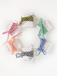 Checker Shoe Laces | 6 Colors