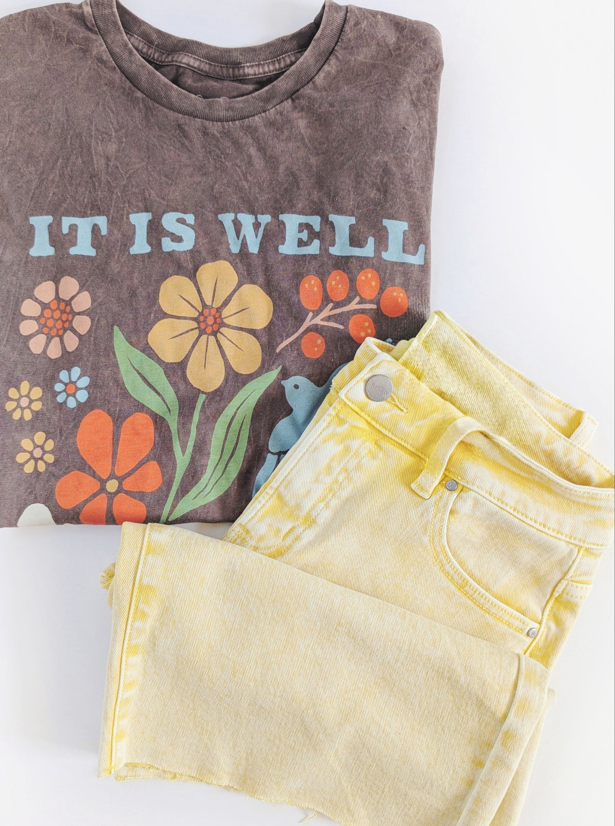 It Is Well with My Soul Graphic Tee | Mineral Mocha