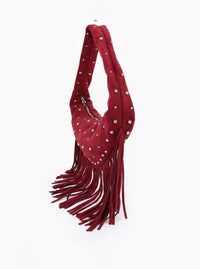 Riveted Fringe Hobo | 2 Color Options