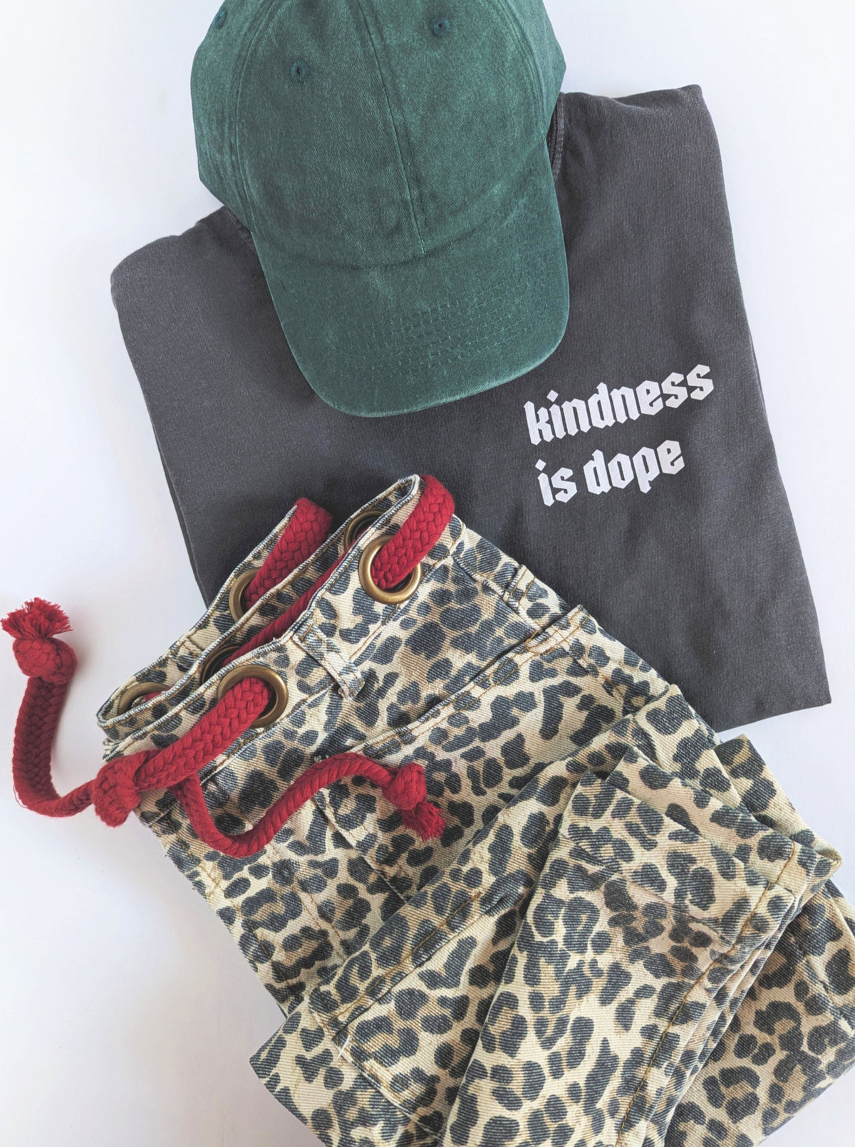 Leopard Barrel Pants