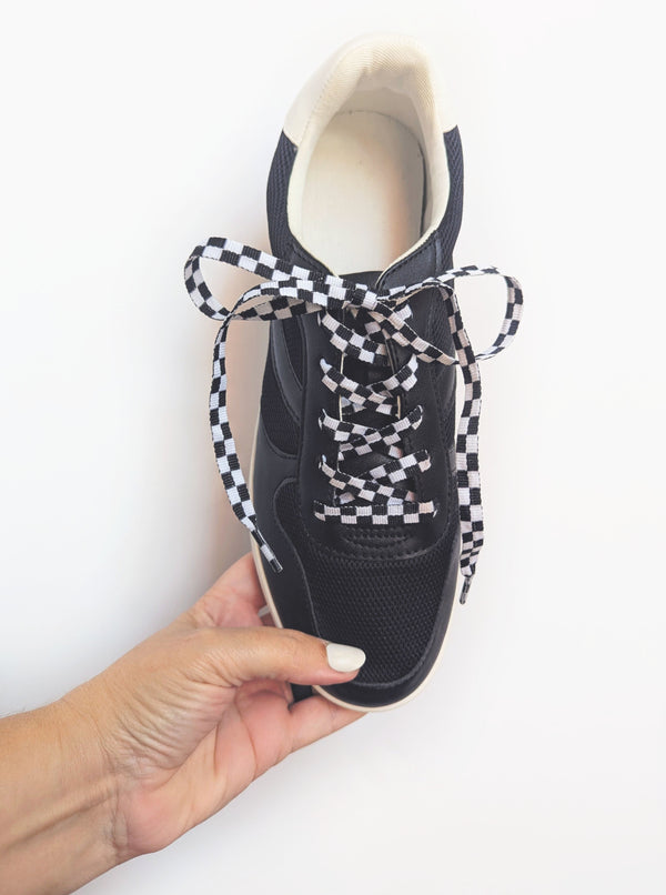 Checker Shoe Laces | 6 Colors