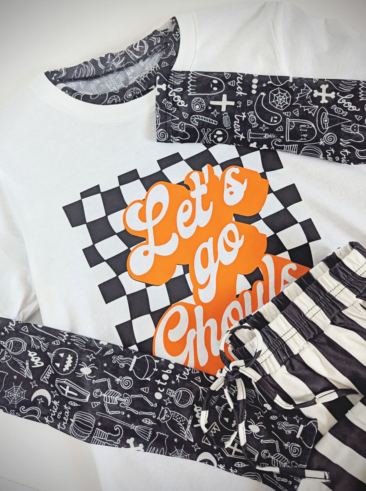 Let's Go Ghouls Graphic Tee | White