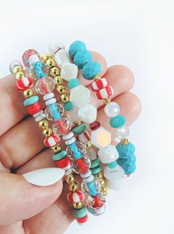 Erimish Bracelet Stack | Peppermint