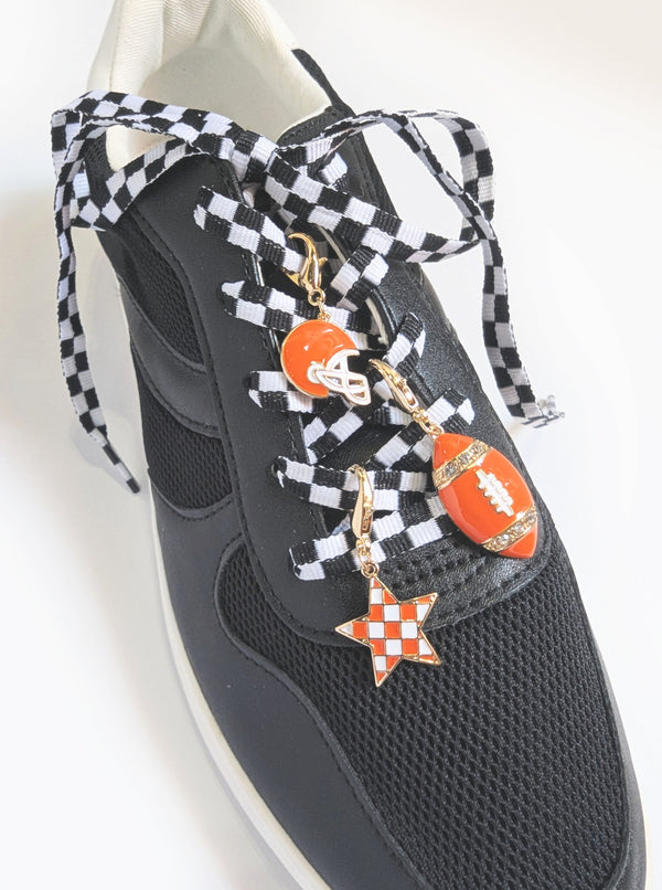 Football Game Day Shoe Charms