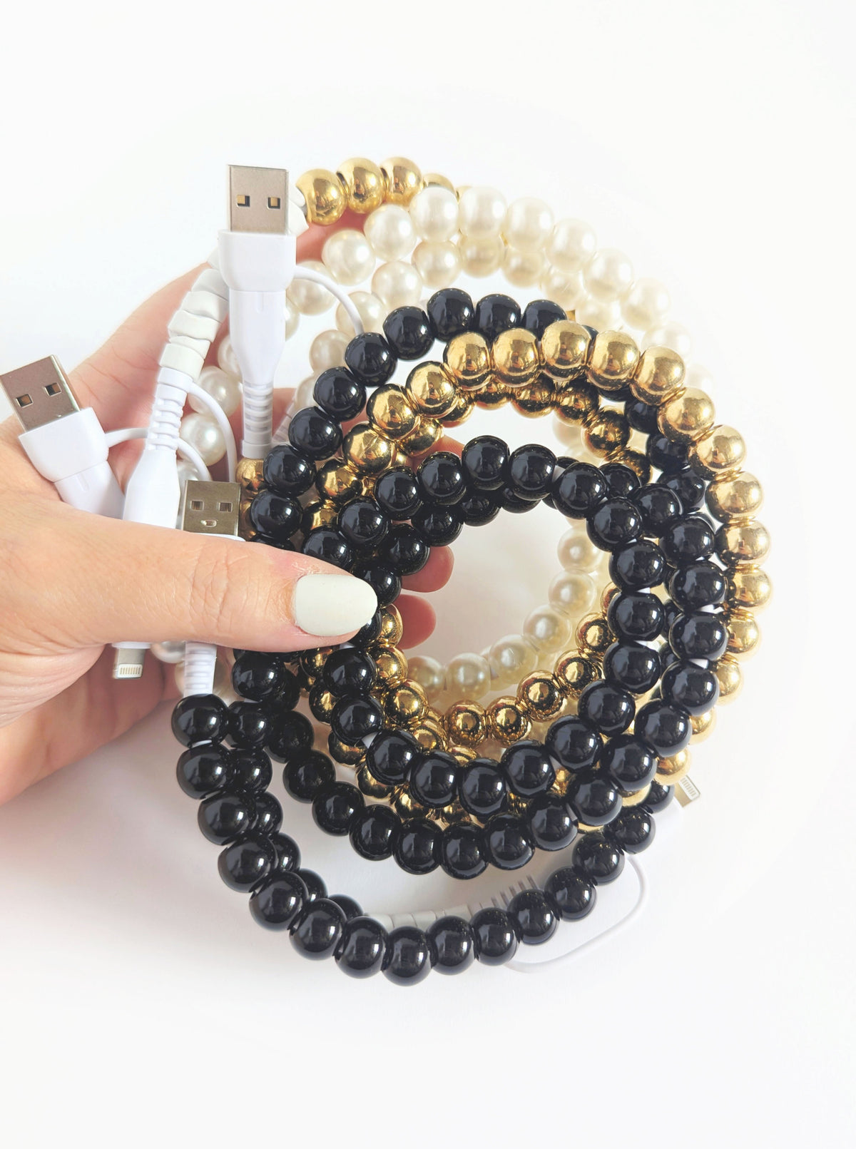 Beaded Phone Charger | 5 Colors