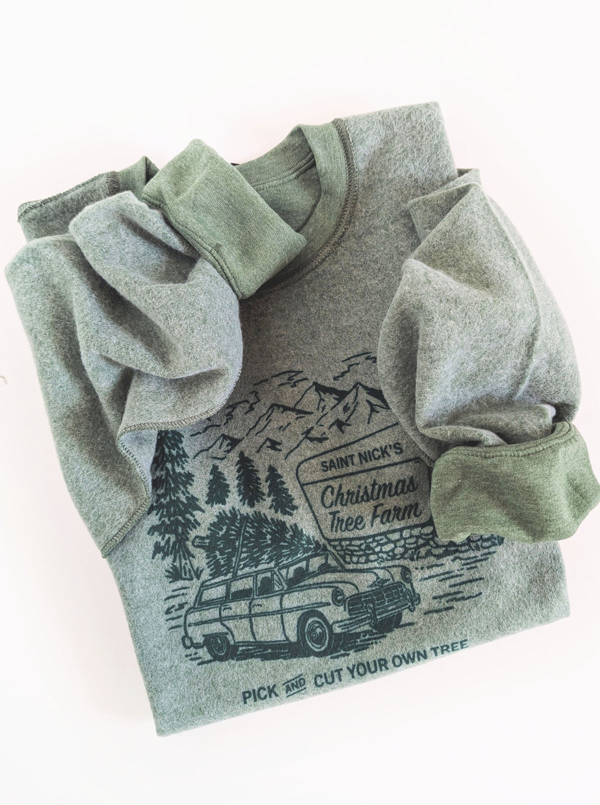Christmas Tree Farm Sweatshirt | Green