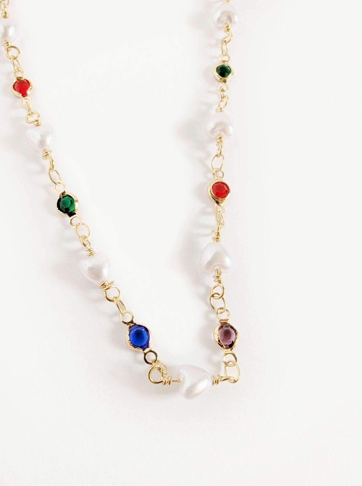 Colorful Necklace | Gold