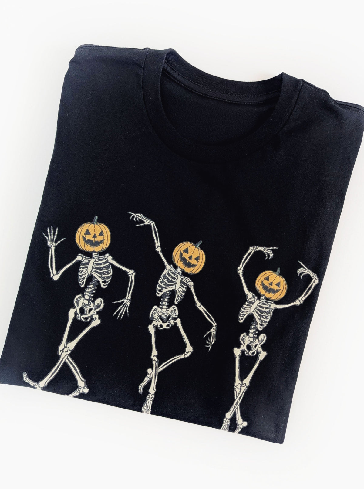 Dancing Skeletons Graphic Tee | Jet Black