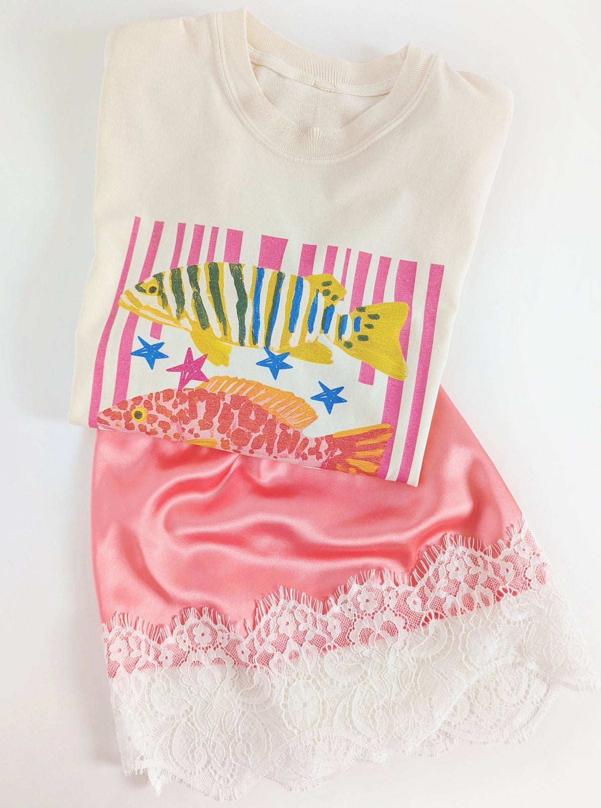 Preppy Fish Graphic Tee