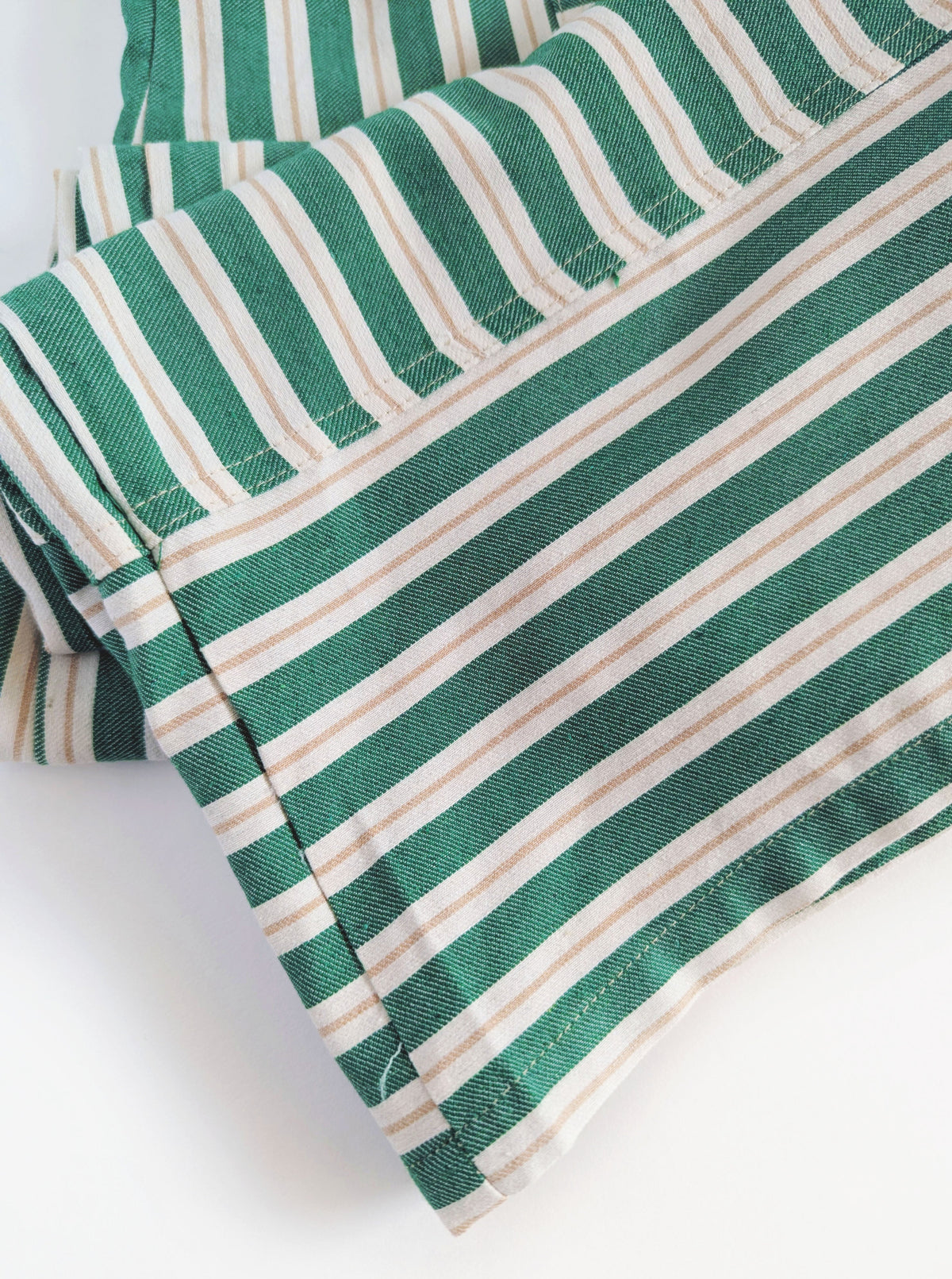Striped Wide Leg Pants | Green
