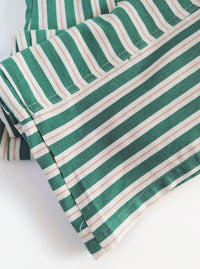 Striped Wide Leg Pants | Green