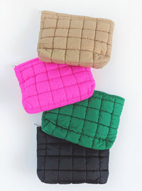 Quilted Pouch | 4 Color Options