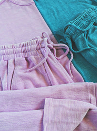 Serenity Matching Set | Mauve & Light Teal