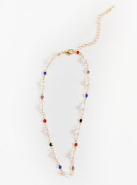 Colorful Necklace | Gold