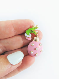 Deck the Halls Earrings | Pink or White