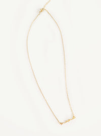 Tarnish Resistant "mama" Necklace | Gold