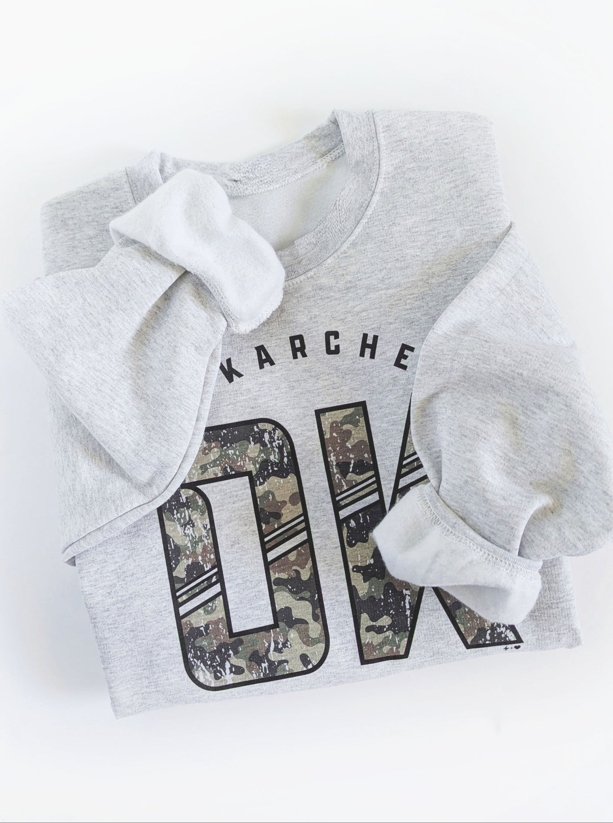 Okarche Camo Sweatshirt | Grey