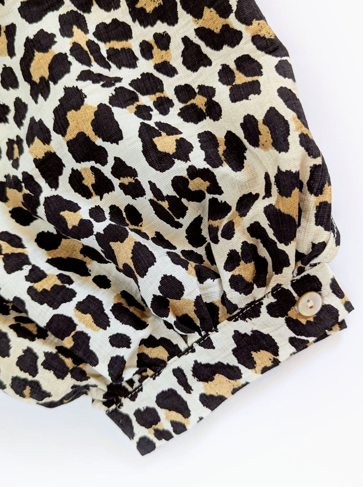 Leopard Tie Blouse