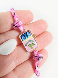 Canned Sardines Bracelet | Pink