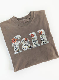 Fall Graphic Tee | Mocha