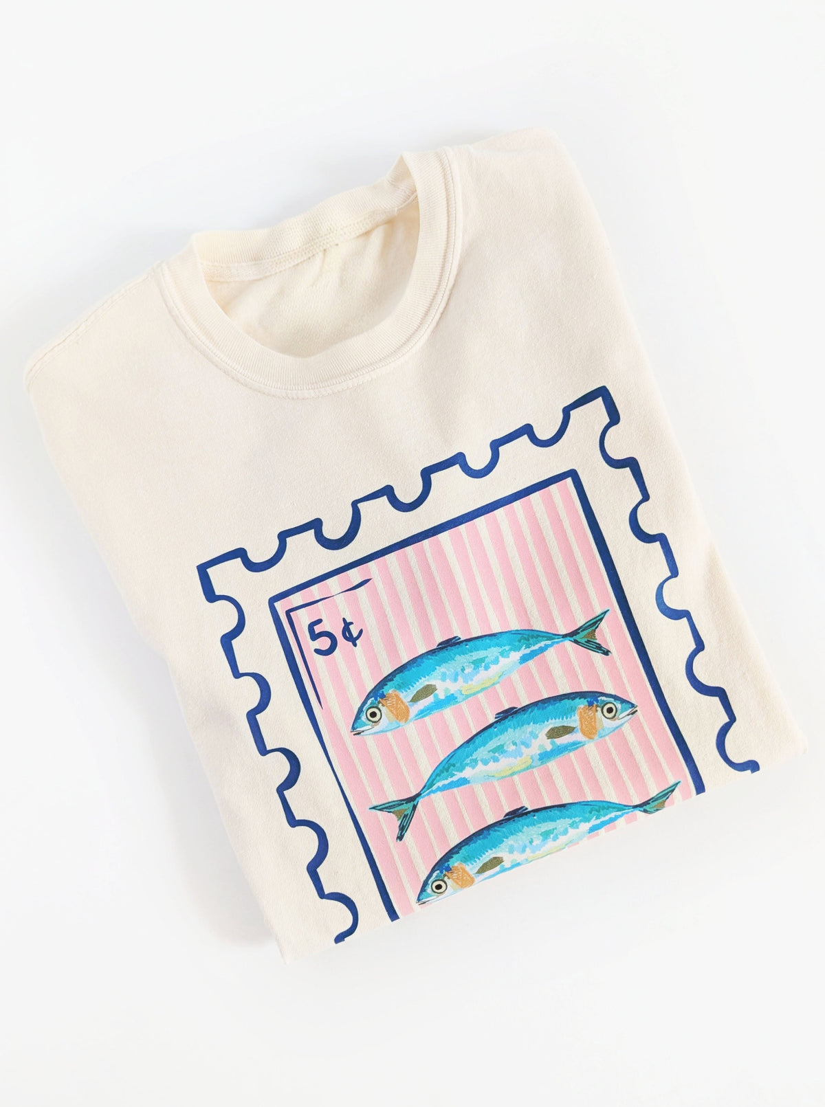 Sardine Stamp Graphic Tee