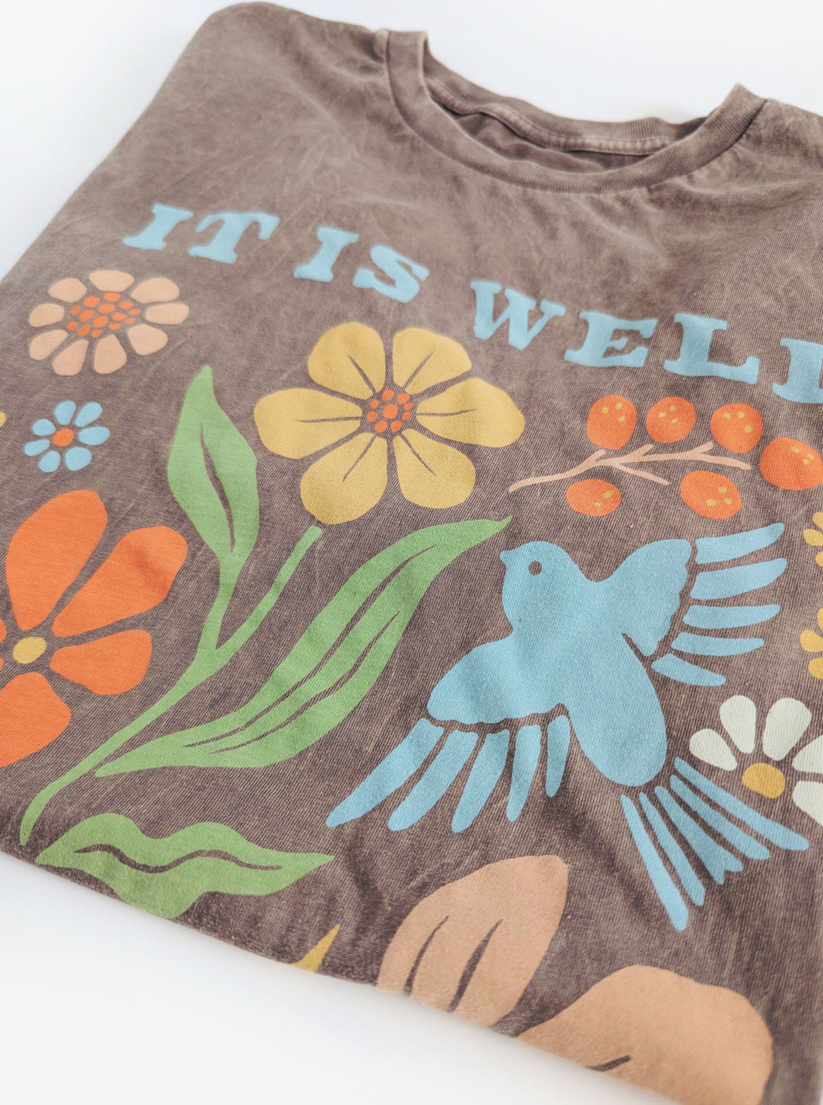 It Is Well with My Soul Graphic Tee | Mineral Mocha